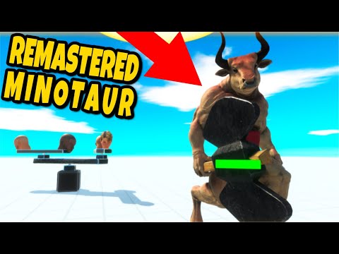 New! Remastered Minotaur vs Every Unit - Animal Revolt Battle Simulator