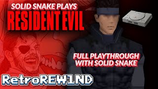 Deep Fake Solid Snake Plays Resident Evil 1