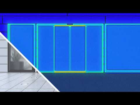record THERMCORD+ automatic sliding doors with integral thermal insulation
