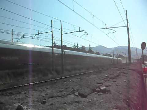 Frecciarossa 9524 alza la polvere a Nocera