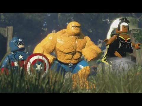 LEGO: Marvel Superheroes - Chapter 12: Rapturous Rise (Captain America, Thing, Storm)