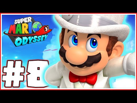Super Mario Odyssey Walkthrough Part 8 - The Dark Side of the Moon!