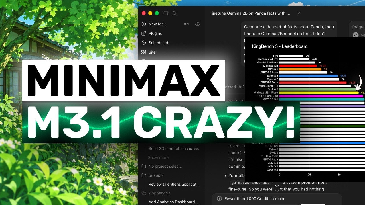 Minimax M3.1 Flash (Fully Tested): Okay, this MODEL is PRETTY GOOD!