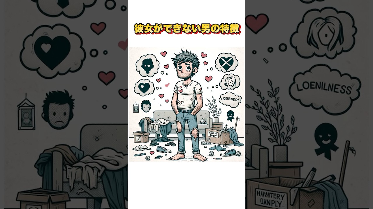 そりゃあ彼女できないわって奴の特徴5選 #雑学 #恋愛 #shorts #short #2ch #2ch面白いスレ