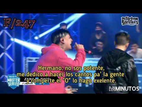 Tiago vs Zaina con letra // Minutazo de Tiago con letra // FMS Argentina 🔥🇦🇷