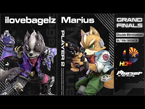 Phaser 7: ilovebagelz (Wolf, Falco) vs Marius (Fox, Pokemon Trainer) HDR Singles Grand Finals [BR]
