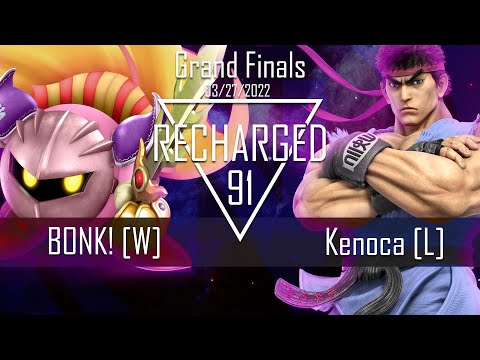 Recharged #91 Grand Finals - Bonk! (Meta Knight) vs. Kenoca (Ryu) - SSBU Tournament
