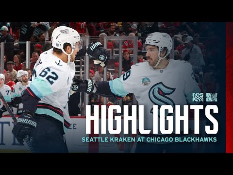 Seattle Kraken at Chicago Blackhawks | 11/20 Game Highlights