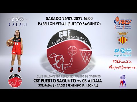 Videohighlights Cadete B Ca Lali CBF Puerto Sagunto - Cb Aldaia (J8 LIGA 21-22)