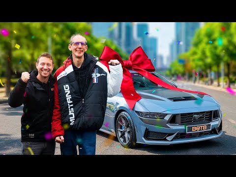 He Won It. He Chose It. Now He Drives It - Mustang Dark Horse