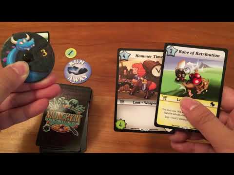 Board Game Reviews Ep #45: MUNCHKIN COLLECTIBLE CARD GAME