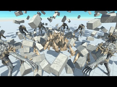 SCOURGE Brick Explosion Attack Animal Revolt Battle Simulator