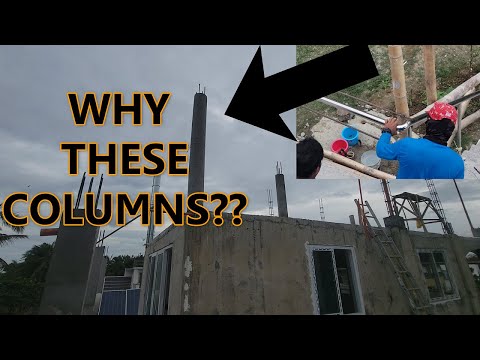 Philippines Beach House Build Day 262 Part 2 WHY Columns on Roof  Deck Revealed!