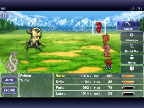Final Fantasy V ( iOS )  Flare , Holy , Meteor