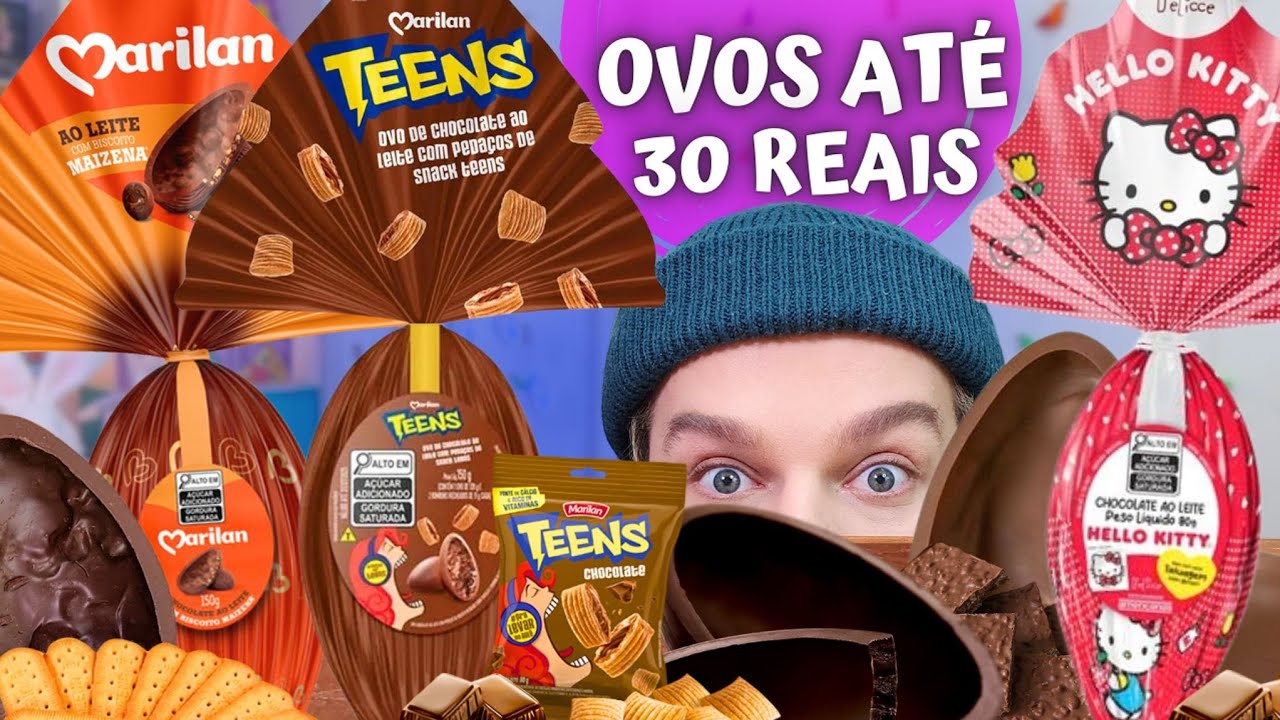 OVOS DE PÁSCOA MAIS BARATOS DO MERCADO - Vale a pena?