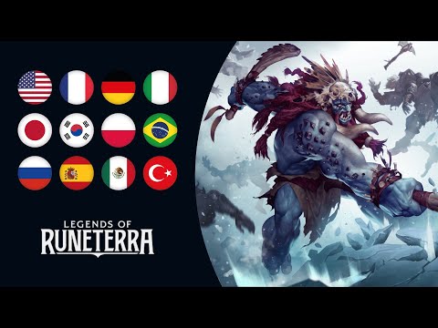 Tarkaz the Tribeless - All Voice Lines - All Languages | Legends of Runeterra