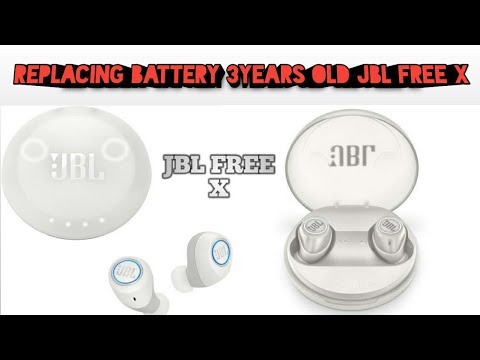 JBL FREE X Replacing battery