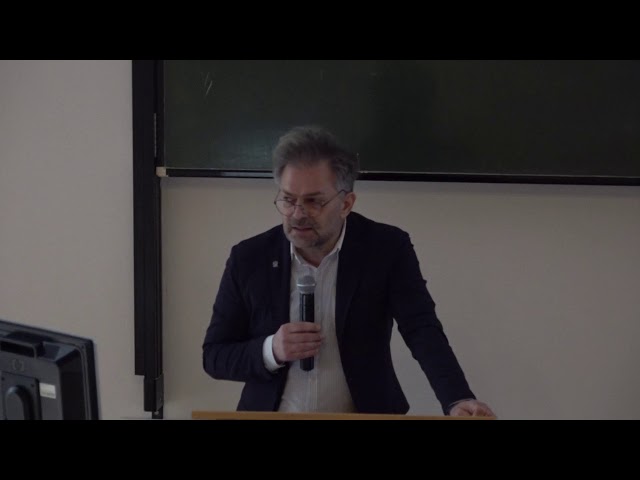 Konferencja Cybernetyka a antropologia (111 urodziny Mazura)-Prodziekan WSE UAM, prof. UAM dr hab. Waldemar Segiet  -6 III AD 2020