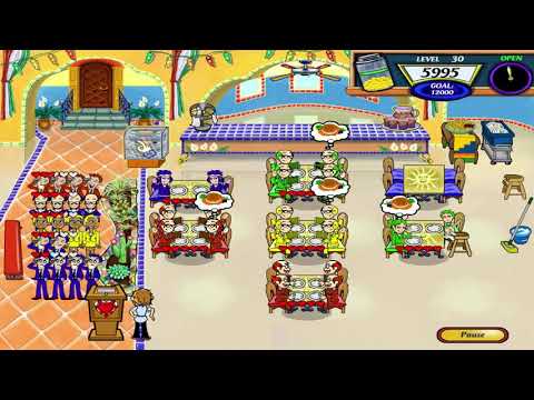 Diner Dash 2: Restaurant Rescue Walkthrough - Level #30 - Margarita's Cantina - New Banners