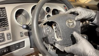 2007-2021 Toyota Tundra Steering Wheel Airbag And Horn Assembly Replacement Instructions