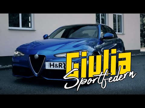 Alfa Romeo Giulia Veloce - Sportfedern = H&R