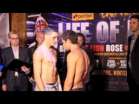 LEE SELBY v COREY McCONNELL - OFFICIAL WEIGH-IN (BLACKPOOL) / THE NEW LIFE OF BRIAN