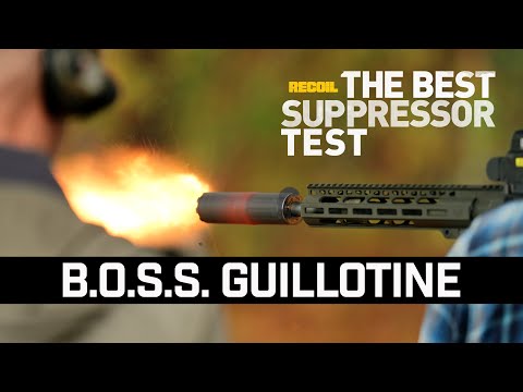 B.O.S.S. GUILLOTINE - RECOIL's The Best Suppressor Test | 5.56 NATO