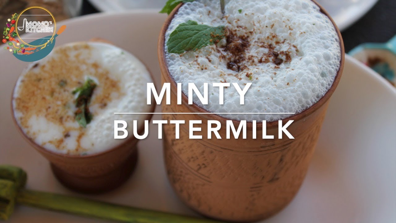 Minty Buttermilk | Authentic Gujarati Chaas