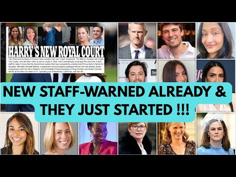 NEW STAFF WARNED THIS BEFORE ARRIVAL ABOUT LA MARKLE - HONESTLY! #meghan #meghanmarkle #princeharrry