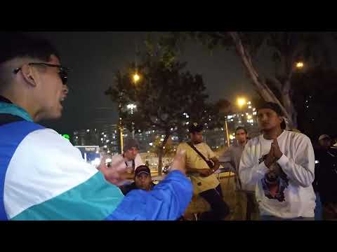 Demencia 🇻🇪 vs 🇵🇪 Cheke -4x4 5 salidas #rapgangster #colectivosperu