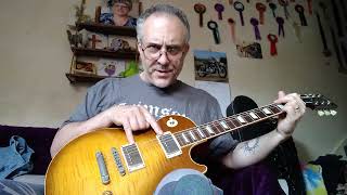 Video thumbnail for 2005 Gibson Les Paul standard honeyburst Bare Knuckle PG blues pickups. by Martin Clayton