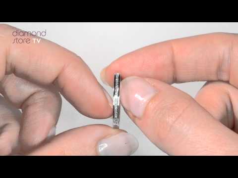 HG31 - 0.50ct Lauren Diamond Eternity Ring In White Gold