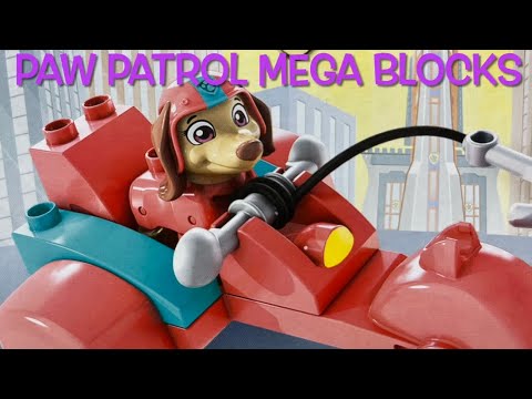 PAW PATROL MEGA BLOKS: UNBOXING LIBERTY’S CITY SCOOTER! Let’s play!!