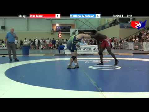 Josh Manu vs. Matthew Meadows at 2013 ASICS University Nationals - FS