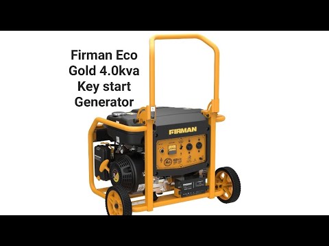 Experience the Firman Eco Gold 4.8kva Key start Generator - EG20
