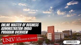 Information Session: Online MBA Program Overview