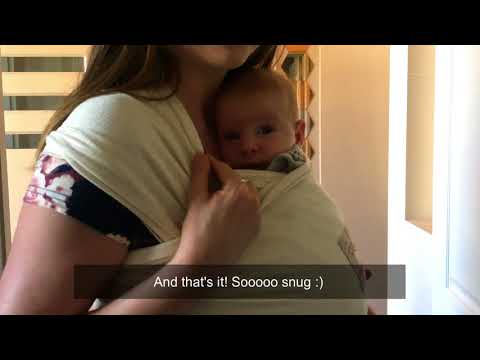 Stretchy Wrap Tutorial - Pocket Carry (Bonus Twist too)