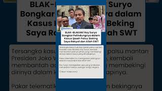 Roy Suryo Bongkar Pelindungnya dalam Kasus Ijazah Palsu: Beking Saya Rakyat & Allah SWT