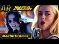 MICHELLE RODRIGUEZ Vs AMBER HEARD MACHETE KILLS 2013