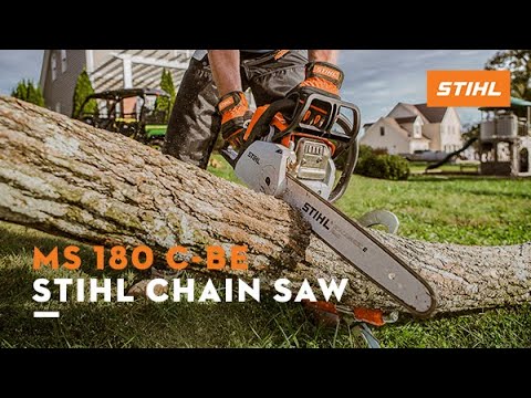 Stihl MS 180 C-BE 16 in. in Old Saybrook, Connecticut - Video 1