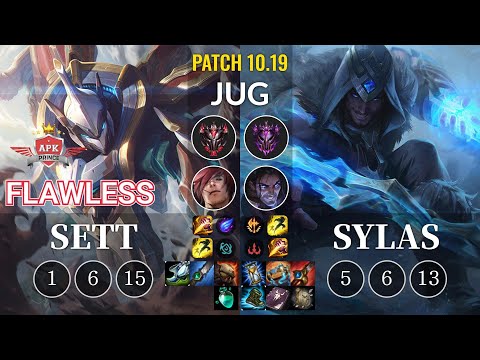 APK Flawless Sett vs Sylas Jungle - KR Patch 10.19