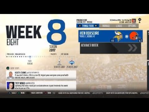 Madden NFL 18 CB CAREER MODE
