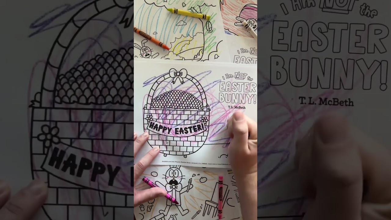 FREE coloring pages at www.TLMcBeth.com! #coloring #coloringpage #printable #free #easter