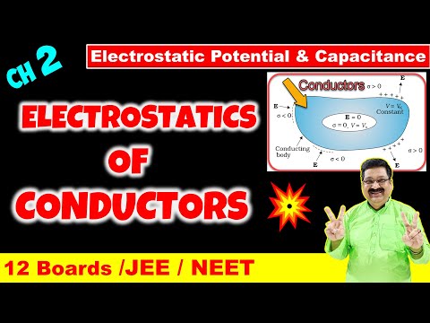 #14 Electrostatics of Conductors, Electrostatic Potential & Capacitance Class 12, JEE, NEET