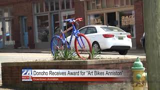 Donoho Receives Award for "Art Bikes Anniston"