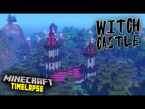 (Timelapse) Witch Castle | Minecraft 1.16