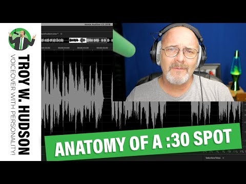 Anatomy of a 30 second radio commercial - how this voice over guy does it!