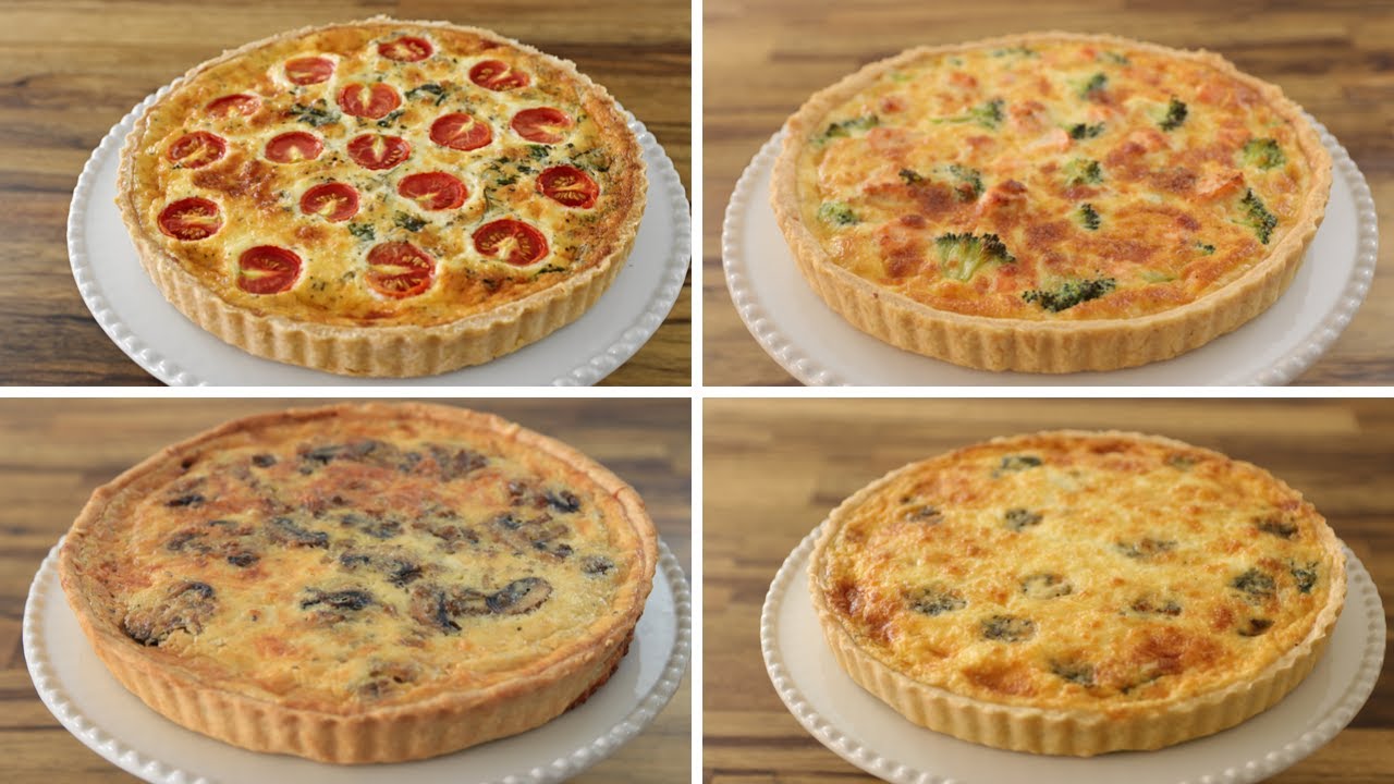 4 Easy Quiche Recipes How to Make a Quiche The Cooking Foodie