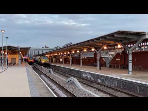 Freightliner Class 70 70015 passes Derby with 6H62 Walsall - Hope (Earles Sidings) 13/04/2021