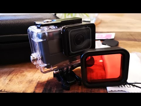 iTrunk 23 in 1 Set  Unterwassergehäuse Gopro 5, 6, 2018, 7, Rotlichtfilter